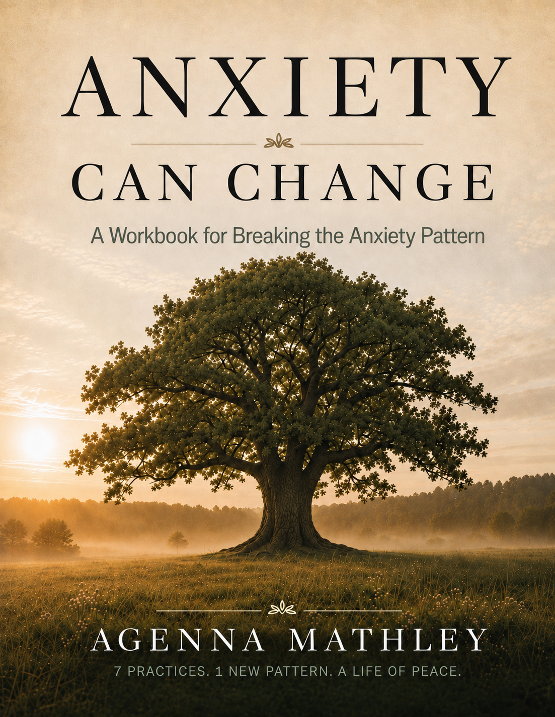 Anxiety Can Change: A Workbook for Breaking the Anxiety Pattern by Agenna Mathley, book cover